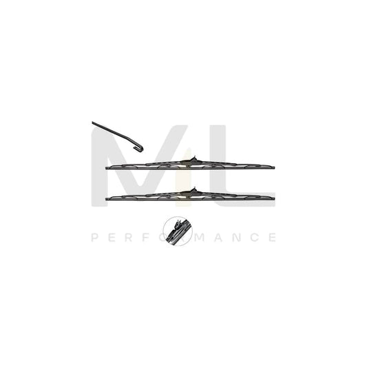 Valeo Silencio Specific Wiper Blade Set Vm206 Front
