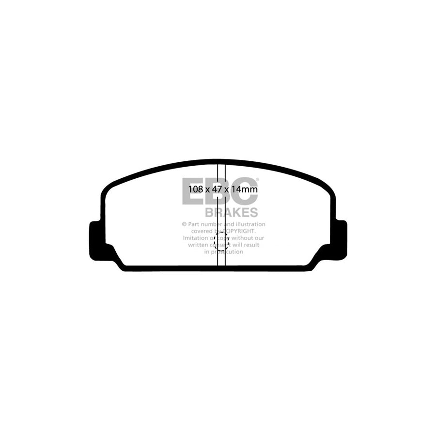 EBC DP200 Daihatsu Subaru Ultimax Front Brake Pads 2 | ML Performance UK Car Parts