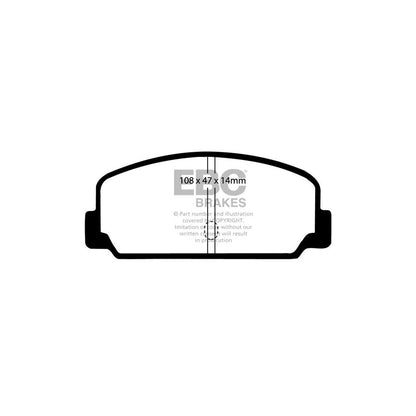 EBC DP200 Daihatsu Subaru Ultimax Front Brake Pads 2 | ML Performance UK Car Parts