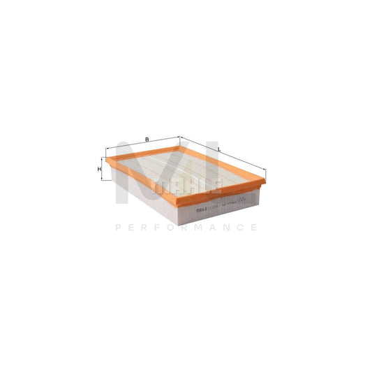 MAHLE ORIGINAL LX 4398/1 Air Filter Filter Insert | ML Performance Car Parts