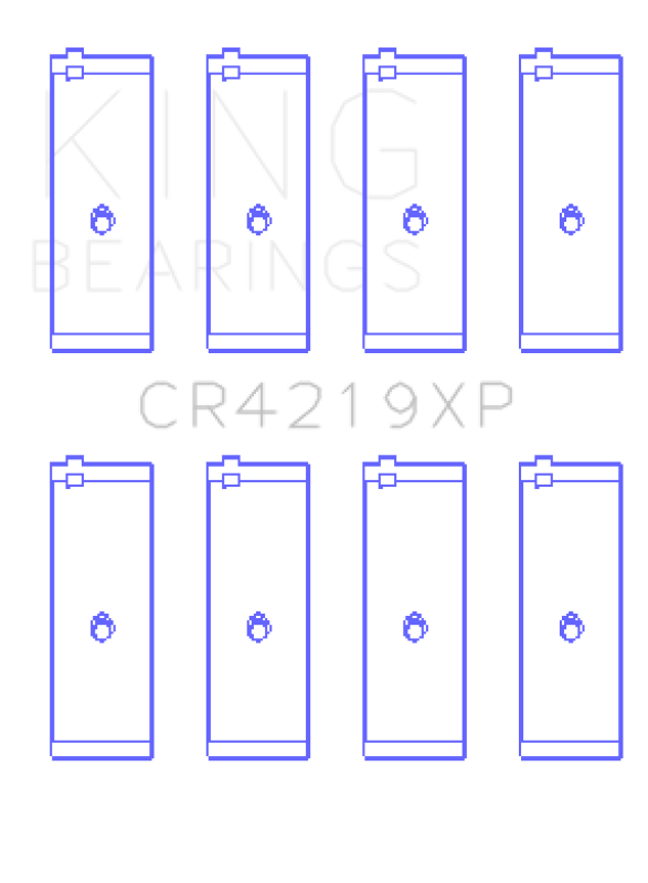 King Engine Bearings Toyota 1Rz/2Rz/3Rz (Size +0.50mm) Connecting Rod Bearing Set