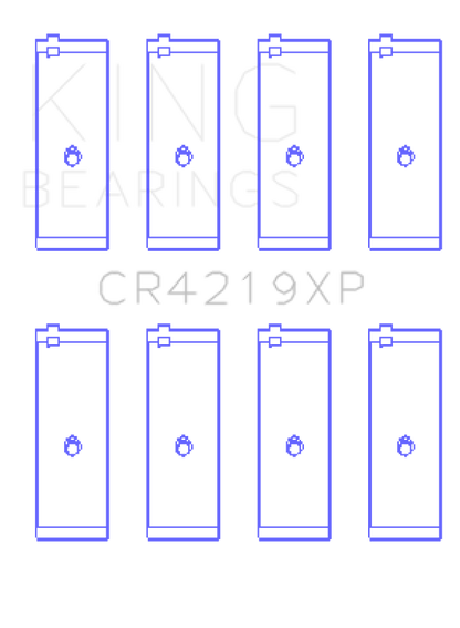 King Engine Bearings Toyota 1Rz/2Rz/3Rz (Size +0.25mm) Connecting Rod Bearing Set