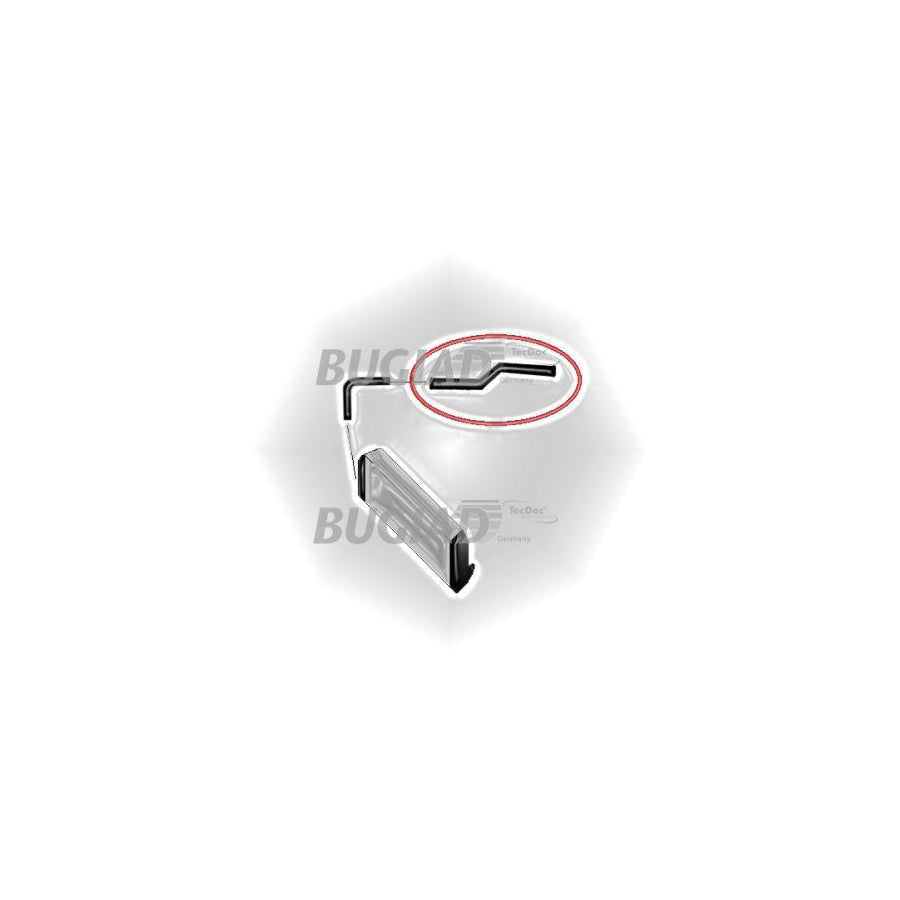 BUGIAD 88811 Charger Intake Hose for Nissan Qashqai / Qashqai 2 I (J10, Nj10)