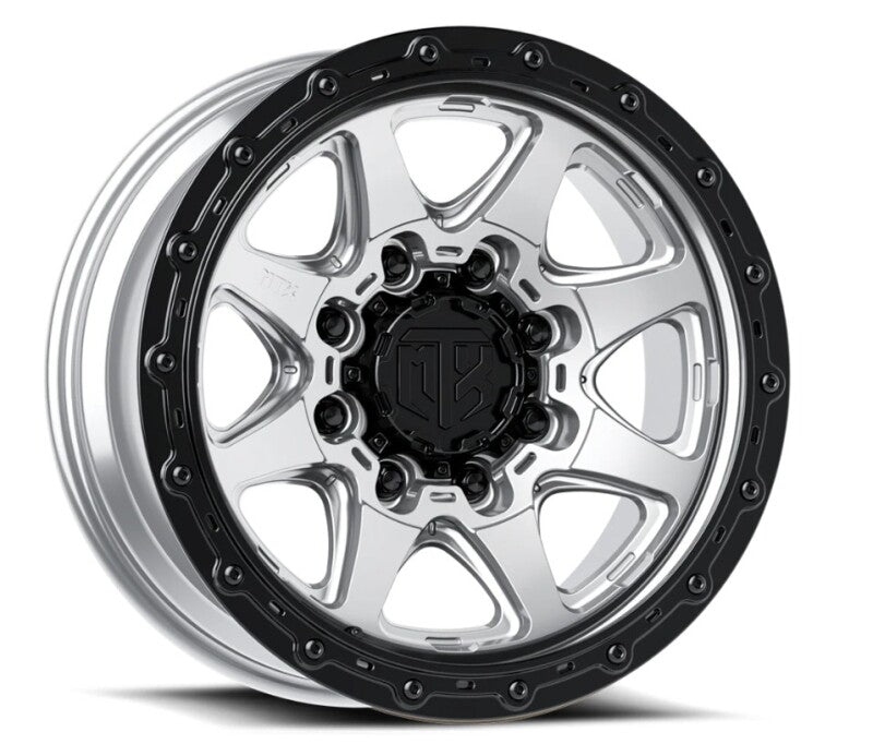 MTX Wheels MTX Spitfire 8 Machined w/Black Ring 22x10in / 8x170 BP / -18mm Offset / 124.1mm Bore