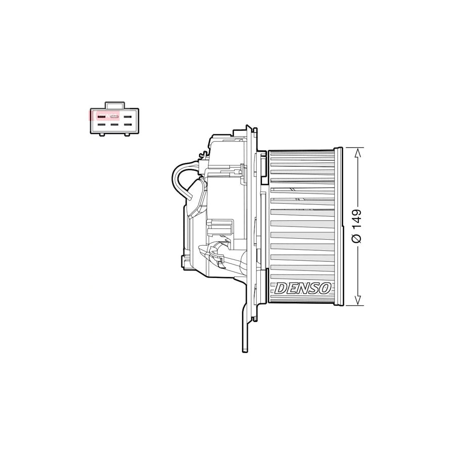 DENSO DEA32005 Interior Blower
