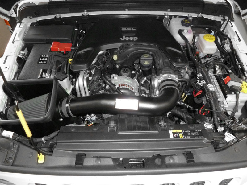 K&N Engineering K&N 2018 Jeep Wrangler JL V6-3.6L F/I Blackhawk Performance Intake Kit (No Jeep Grand Cherokee)