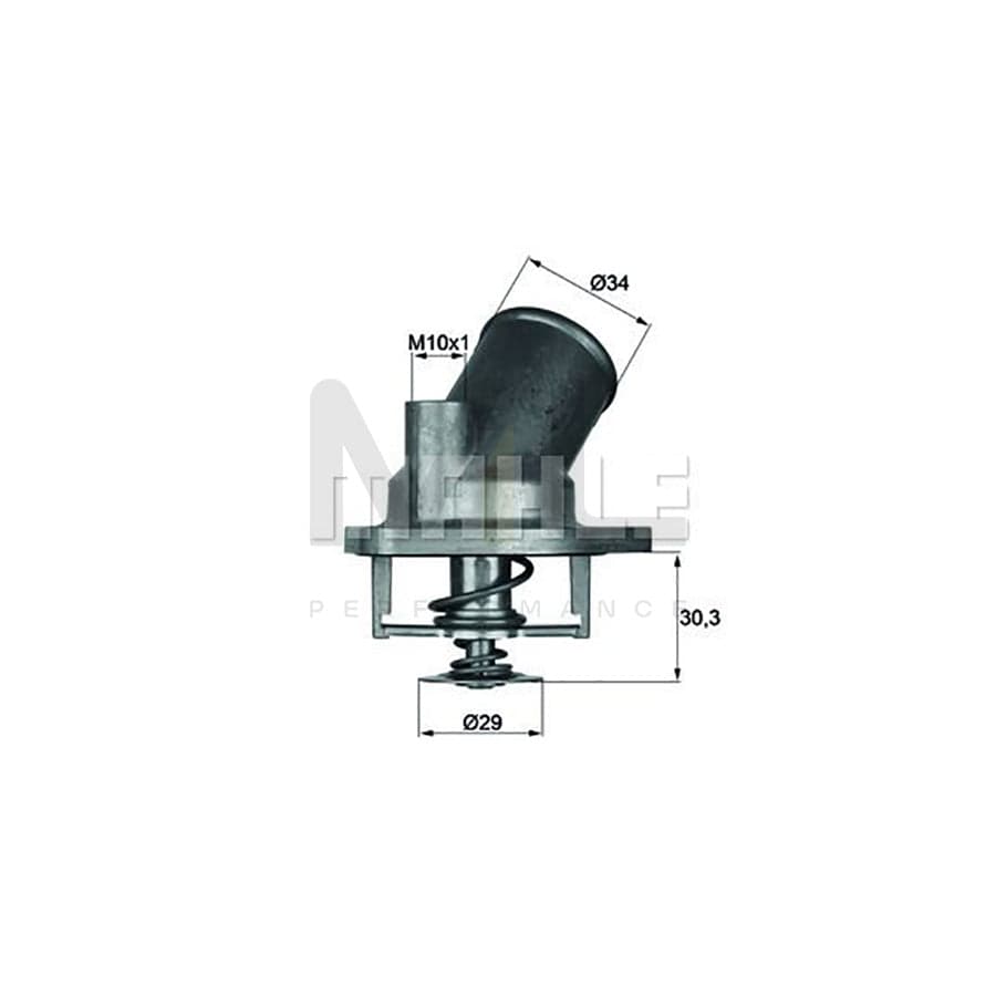 MAHLE ORIGINAL TI 54 92D Engine thermostat Opening Temperature: 92��C, with seal | ML Performance Car Parts