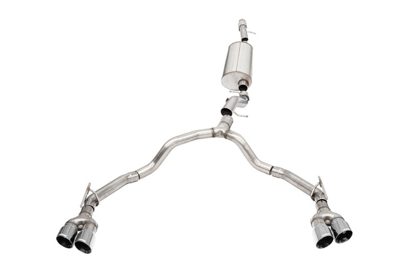 CORSA Performance Corsa 21-25 Chevrolet Tahoe/GMC Yukon 4DR 6.2L 4WD Dual Rear 3/2.75in Sport Cat-Back DW 4inPol Tips