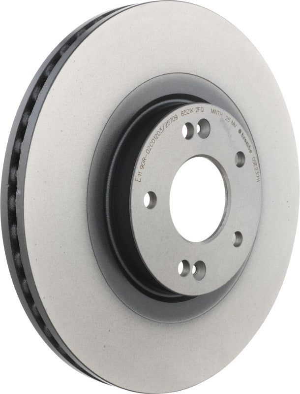 Brembo OE Brembo 15-18 Porsche Macan Front Grooved UV Coated Rotor