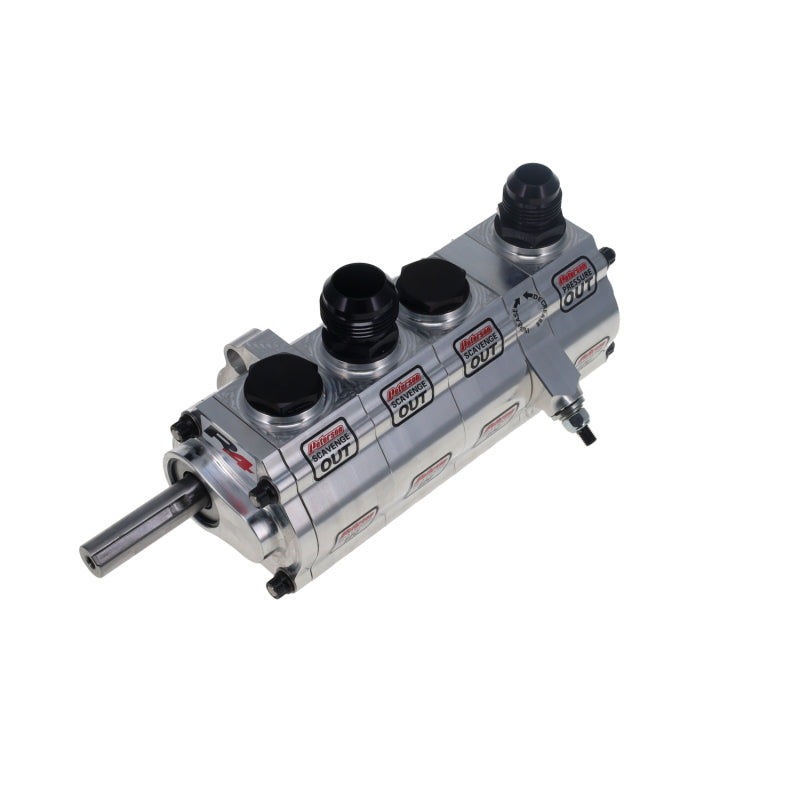 Peterson Fluid Systems R4 4-Stage Oil Pump - Left Side Mount - HV - Rear Drive Drag