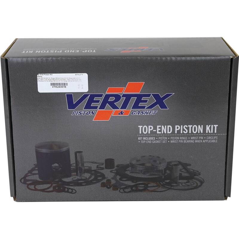 Vertex Pistons Vertex Piston 09-14 Polaris Ranger 800 4x4 800cc Top End Piston Kit