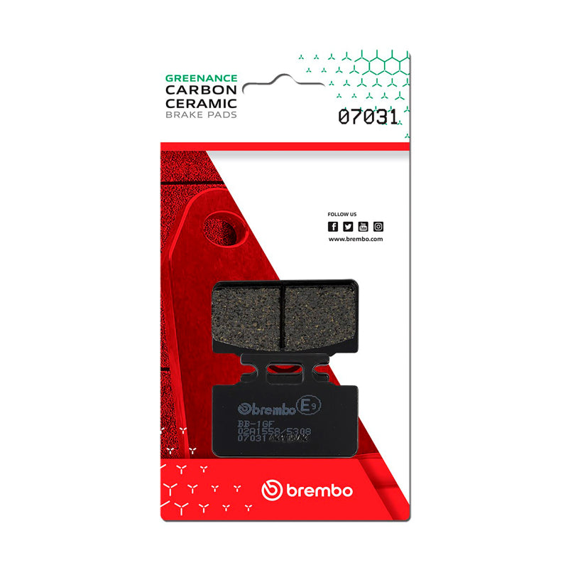 Brembo Powersports Brembo Honda Nh/Honda Lead/SYM Mio Carbon Ceramic Brake Pad - Front