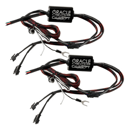 ORACLE Lighting Oracle Chevy Silverado 03-06 Square Dual Halo Kit - ColorSHIFT w/ BC1 Controller