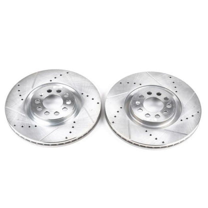 PowerStop Power Stop 99-06 Audi TT Front Evolution Drilled & Slotted Rotors - Pair