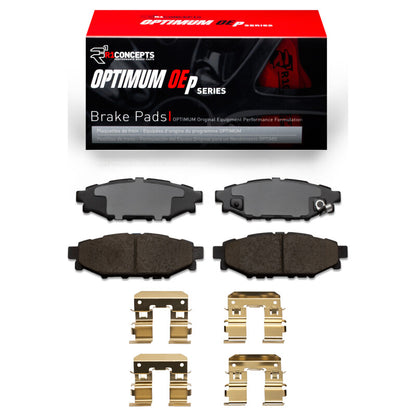 R1 Concepts R1 08-21 Subaru WRX Rear R1 Optimum OE Pads & Hardware Kit