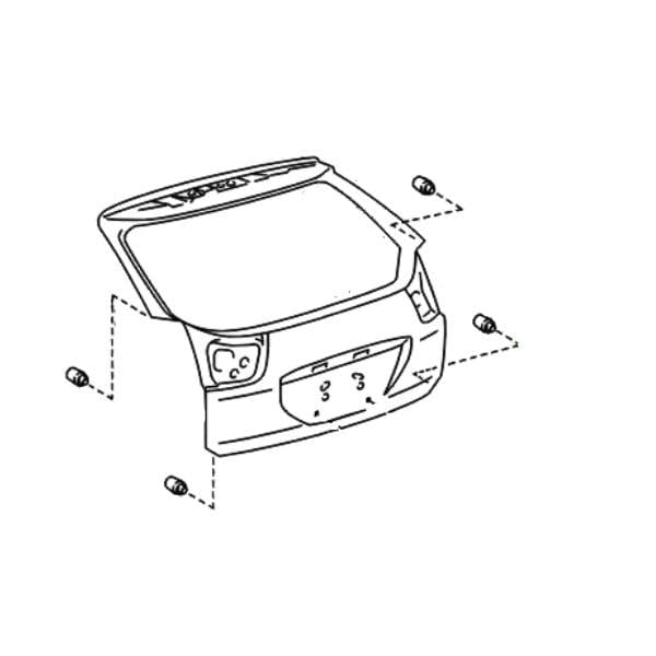 Genuine Lexus 90541-09128 RX Boot Door Support Cushion