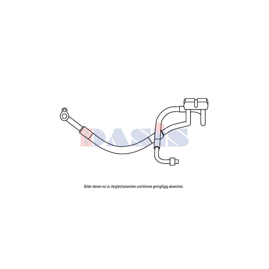 AKS Dasis 885823N High- / Low Pressure Line, Air Conditioning for Ford Mondeo