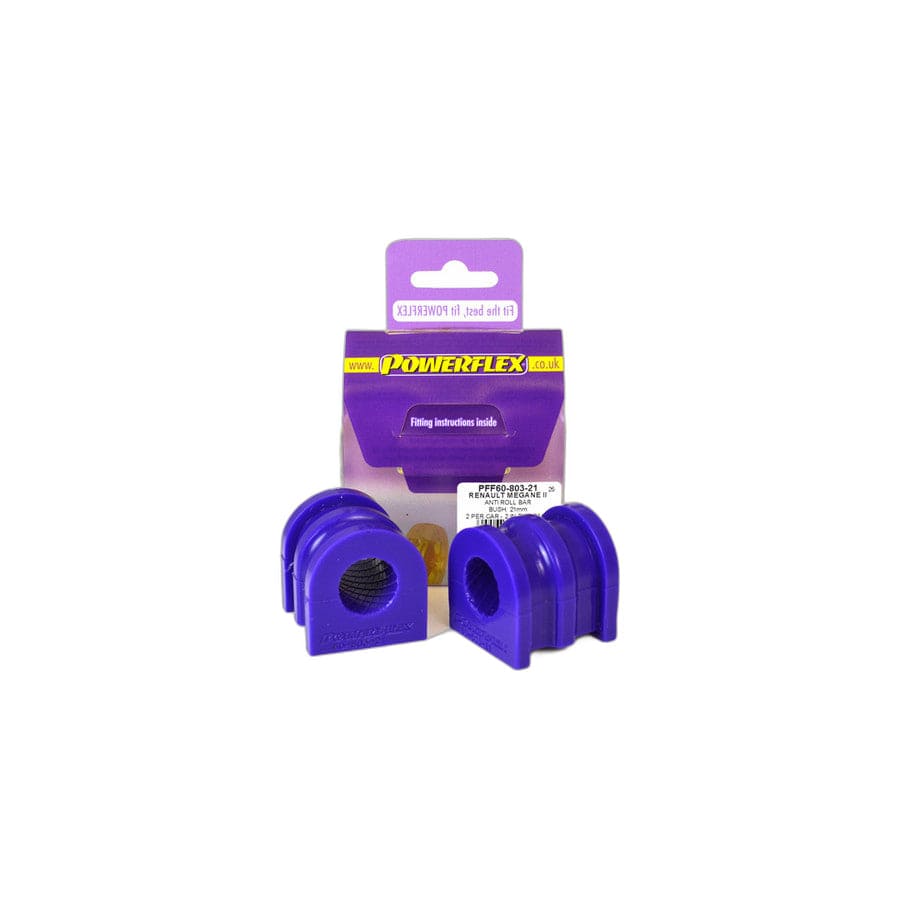 Powerflex PFF60-803-21 Renault Front Anti Roll Bar Bush 21mm (Inc. Scenic II, Megane II, Clio III) | ML Performance UK Car Parts