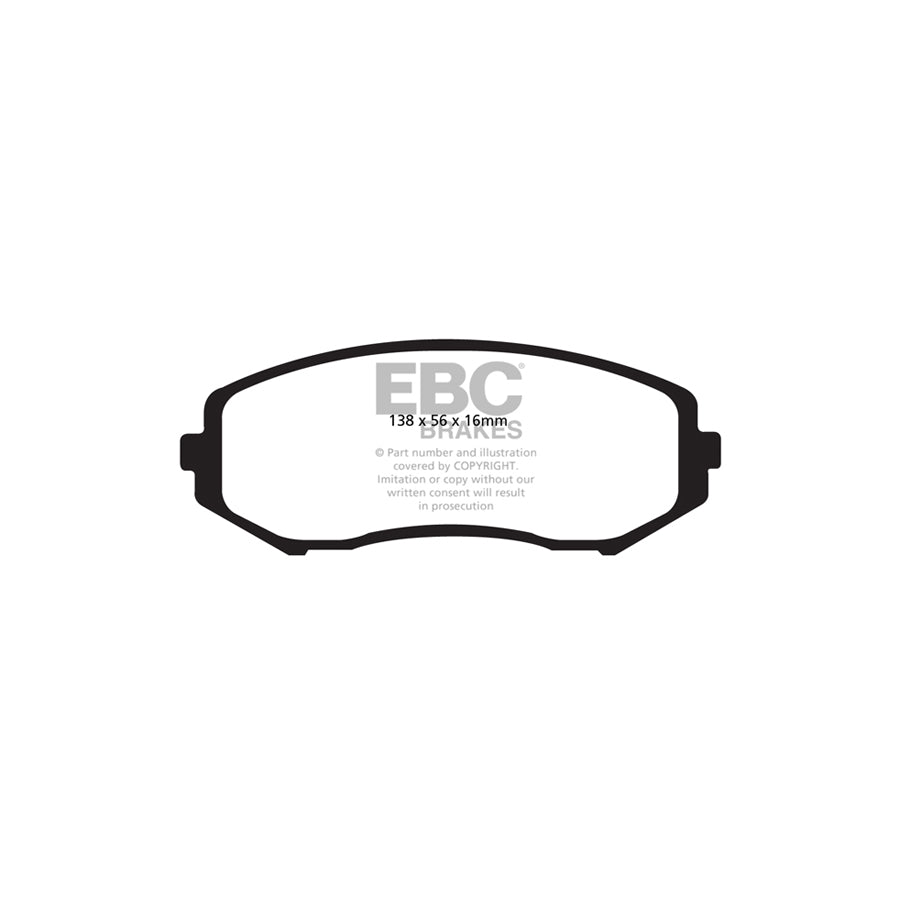 EBC DP1818 Suzuki Grand Vitara Ultimax Front Brake Pads - Akebono Caliper 2 | ML Performance UK Car Parts