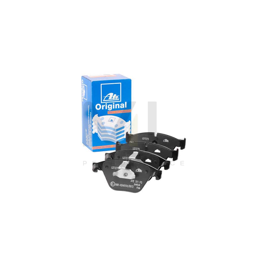 ATE Ceramic 13.0470-7275.2 Brake pad set for BMW 5 Series excl. wear warning contact, prepared for wear indicator