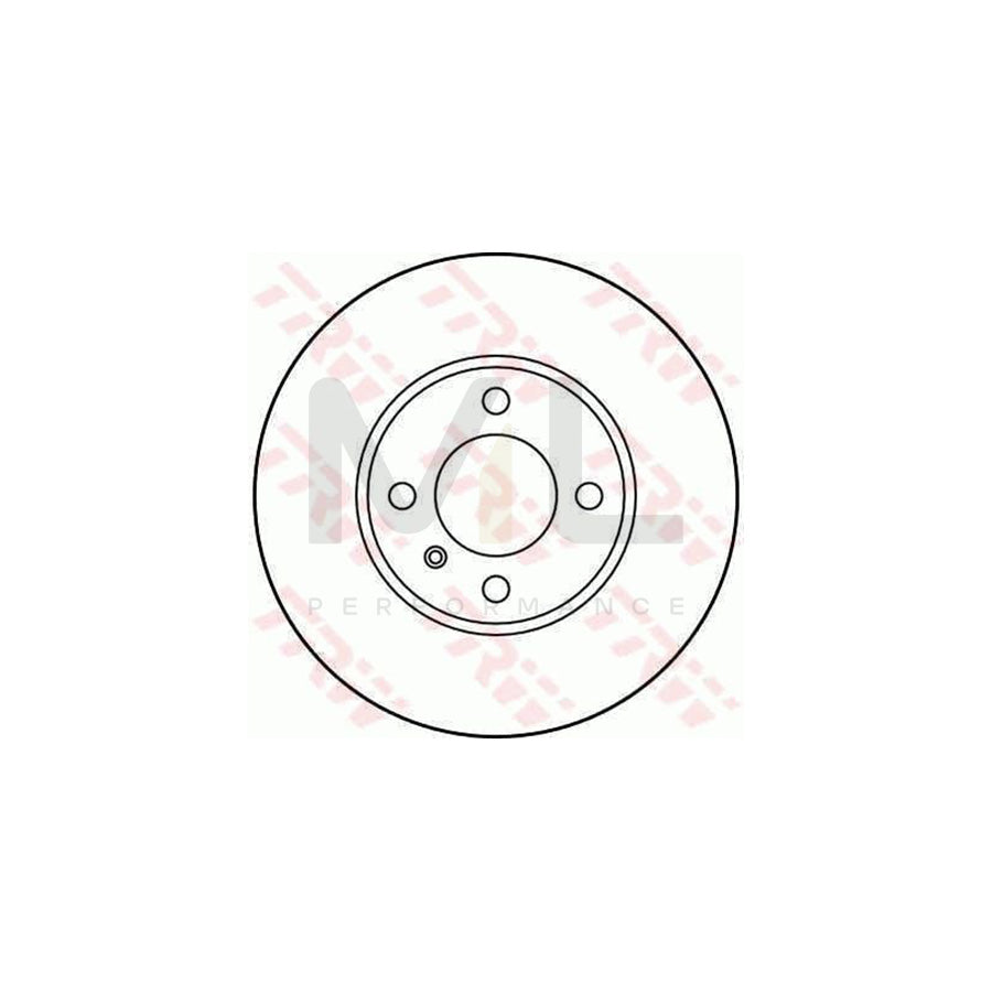 TRW DF1560 Brake Disc for BMW 3 Saloon (E21) Vented  - 1 piece