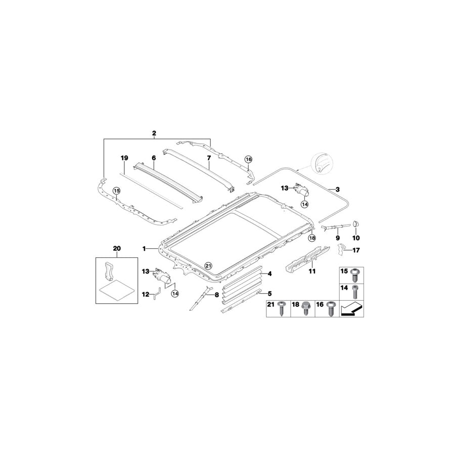 Genuine BMW 54137031130 F15 E70 Valve (Inc. 316d)