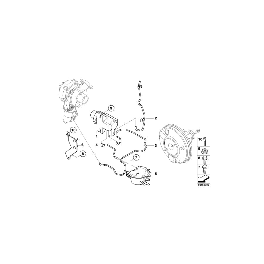 Genuine BMW 11657798131 R56 Holder (Inc. Cooper D & One D)