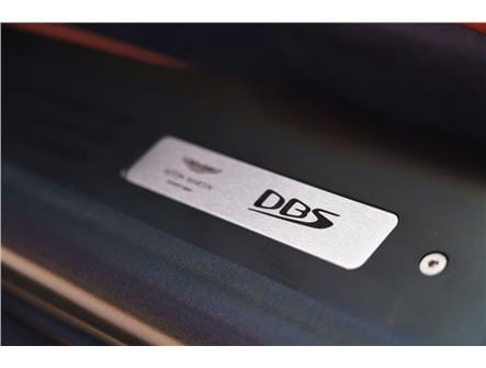 Aston Martin KY73-80-10007 DBS Superleggera Personalised Sill Plaque With Signature | ML Performance UK Car Parts
