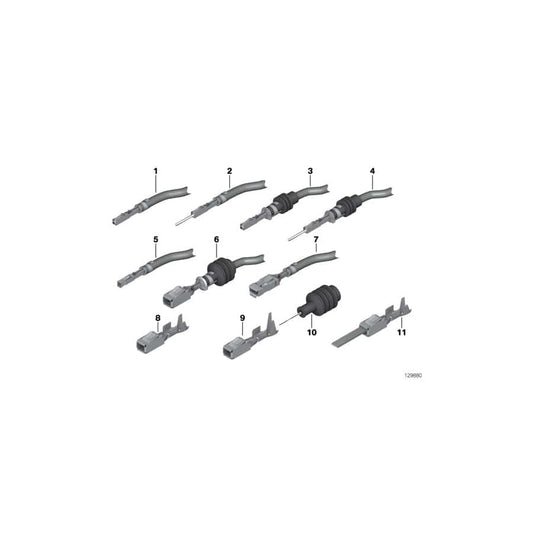 Genuine BMW Mini 61138372638 E53 E71 E83 Single Conductor Seal 2,5- 4,0 mm² (Inc. X1 20iX & X3)