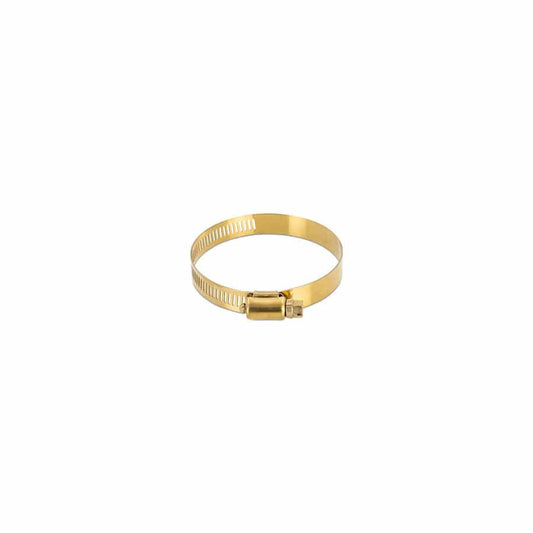 Mishimoto MMCLAMP-WG-12HTGD High-Torque Worm Gear Clamp 0.31in.-0.47in. (8mm-12mm) - Pack of 10 - Gold