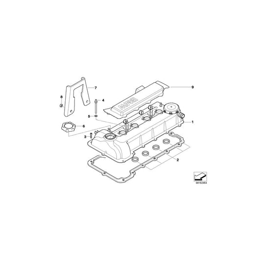 Genuine BMW 11120033999 E90 Profile-Gasket (Inc. 320si)