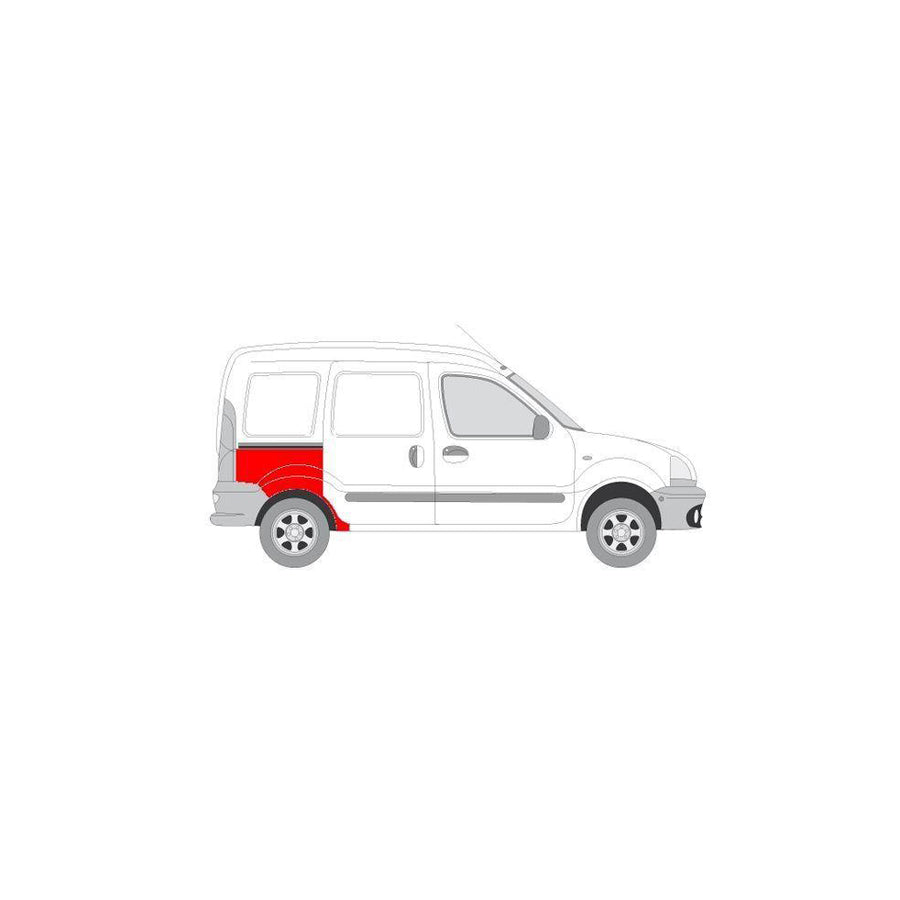 Blic 6504-03-6010582P Wing Fender for Renault Kangoo