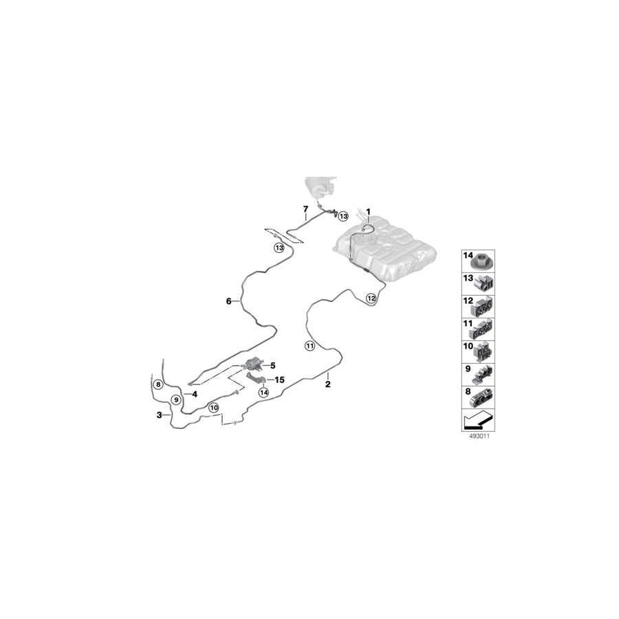 Genuine BMW 16137424007 G05 G30 G01 Insulation Valve (Inc. X3 30eX, 530e & X5 45eX)