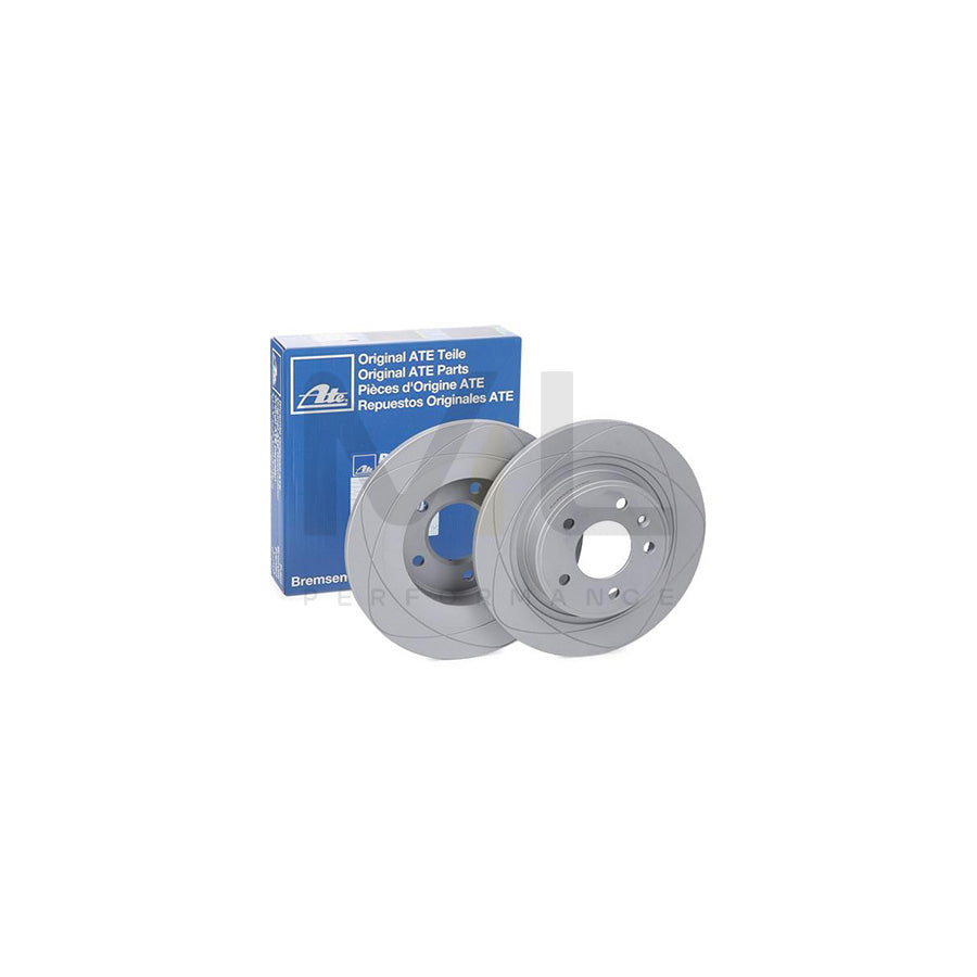 ATE PowerDisc 24.0312-0189.1 Brake Disc Solid, Coated, with bolts/screws  - 1 piece