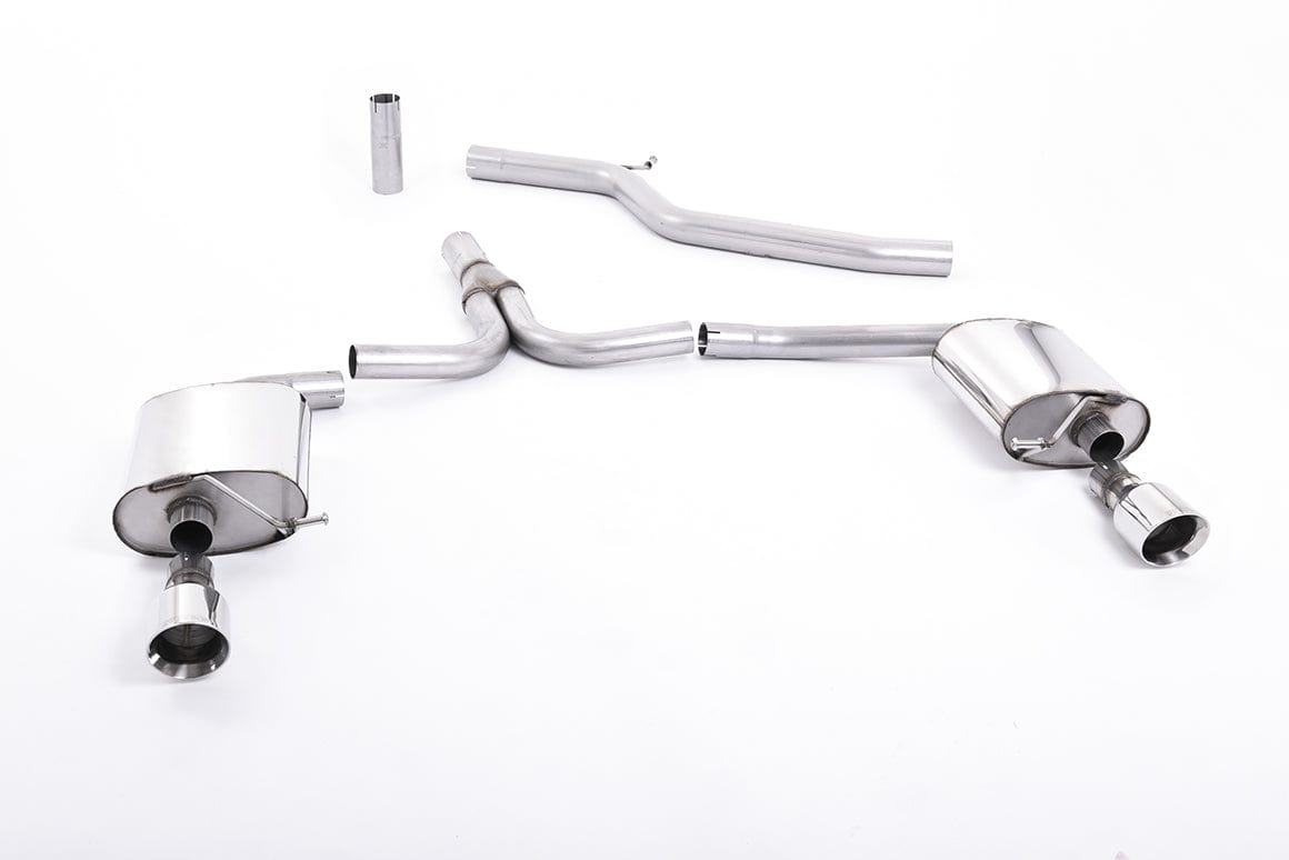 MillTek SSXAU270 Audi A4 Dual Outlet Cat-Back Exhaust