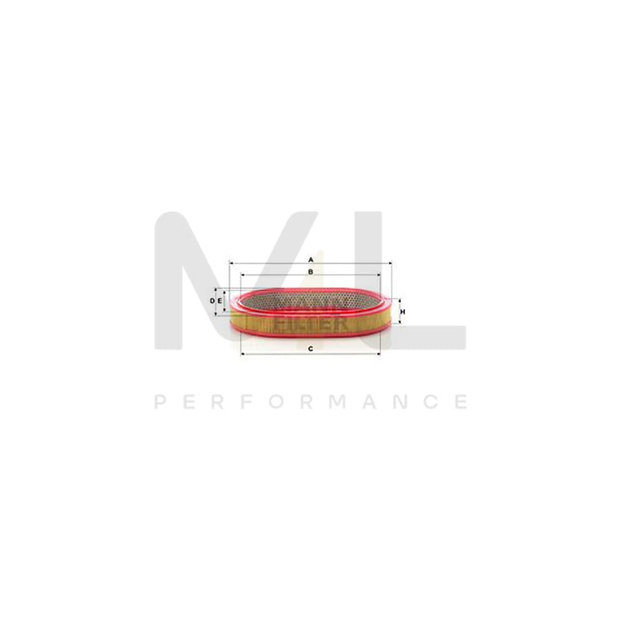 MANN-FILTER C 3338 Air Filter Filter Insert