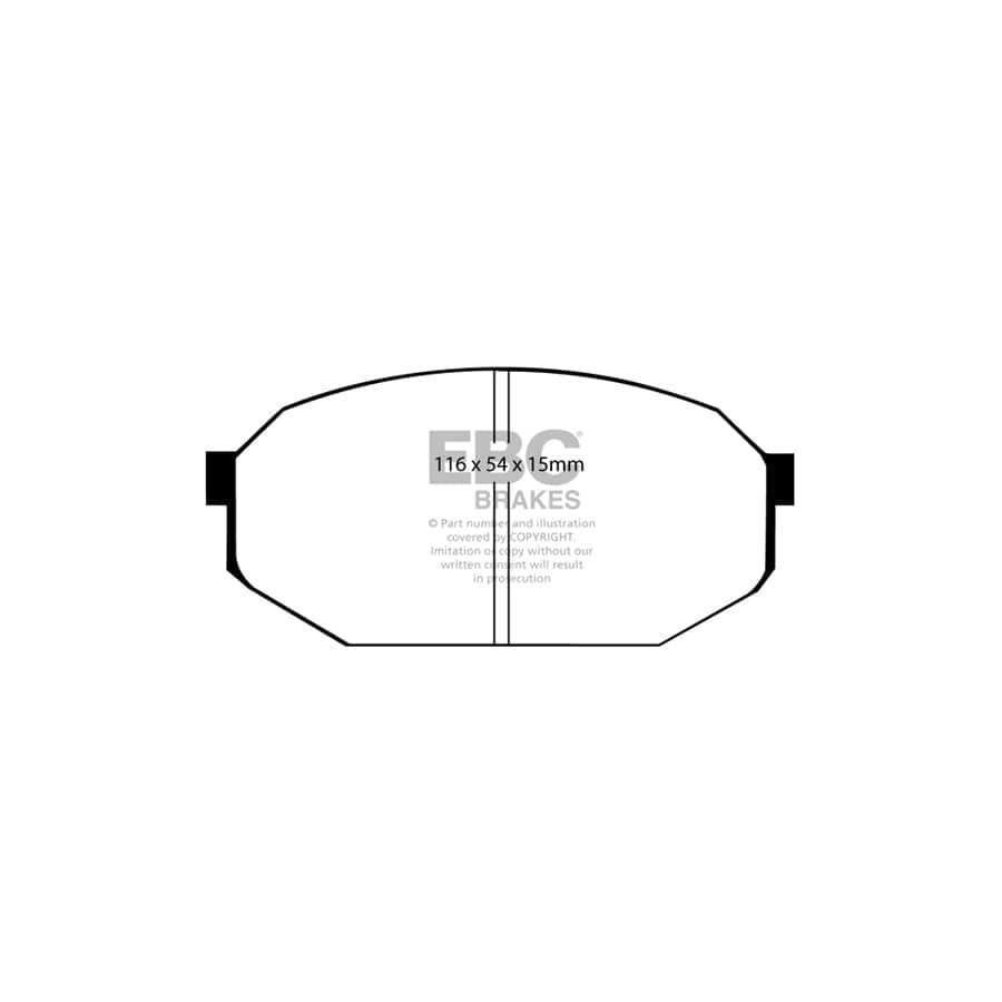 EBC PDKF1317 Mitsubishi Ultimax Front Brake Pad & Plain Disc Kit (Inc. Galant, Lancer, Sapporro, Starion) 2 | ML Performance UK Car Parts