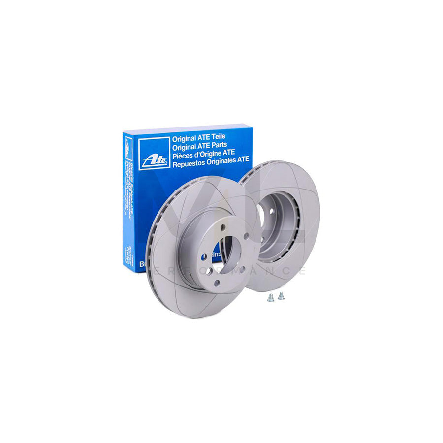 ATE PowerDisc 24.0322-0159.1 Brake Disc for BMW 5 Series Vented, Coated, High-carbon, with bolts/screws  - 1 piece