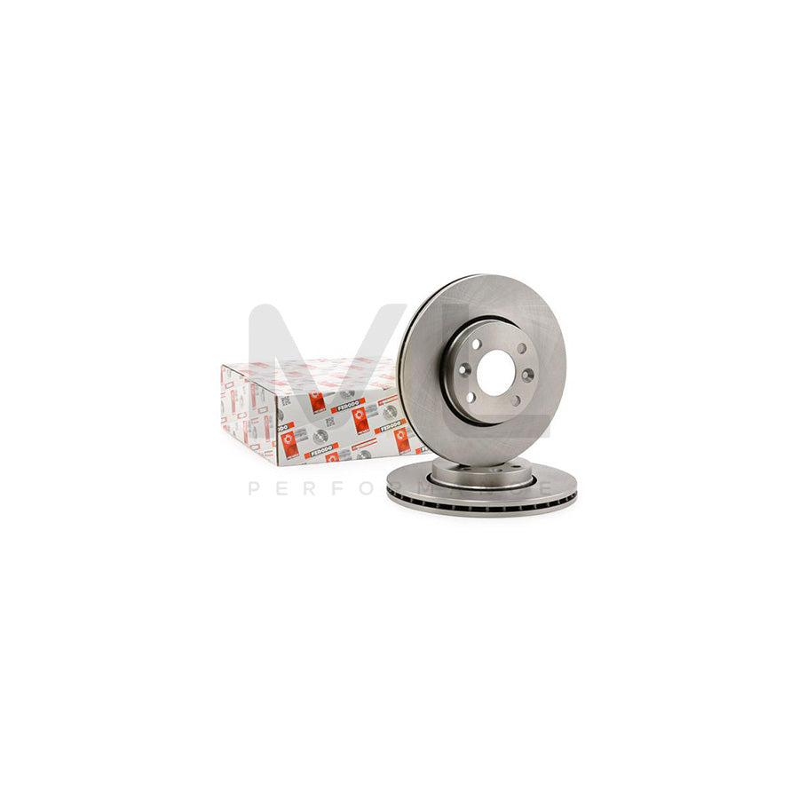 Ferodo Premier DDF1201 Brake Disc Vented, With Bolts/Screws  - Pair