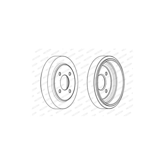 Ferodo FSL222 Brake Pad Set Fuse+ Technology, Not Prepared for Wear Indicator