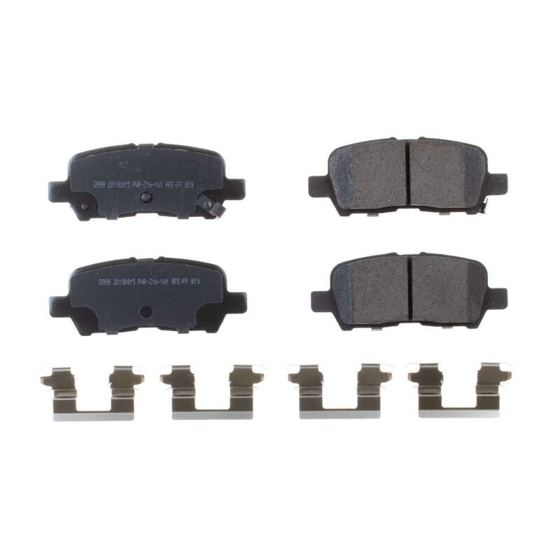 PowerStop Power Stop 05-09 Buick Allure Rear Z17 Evolution Ceramic Brake Pads w/Hardware