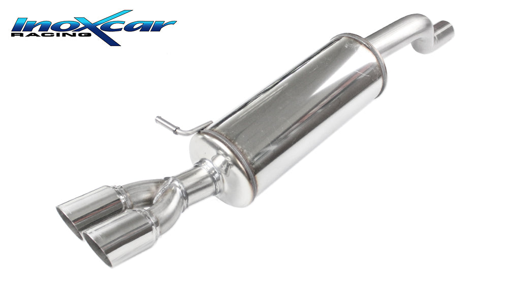 InoXcar AUA1.18.RA Audi A1 GB 40TFSI 2.0T Rear Silencer With End Pipe 2 X Diam. 70 Racing 1 | ML Performance UK Car Parts