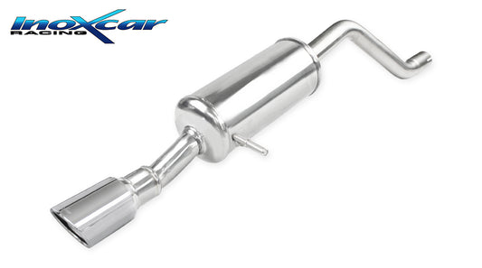 InoXcar PE208.13.XR90 PEUGEOT 208 MK2 1.2 (75cv) Rear Silencer With End Pipe Diam. 90 X-Race 1 | ML Performance UK Car Parts