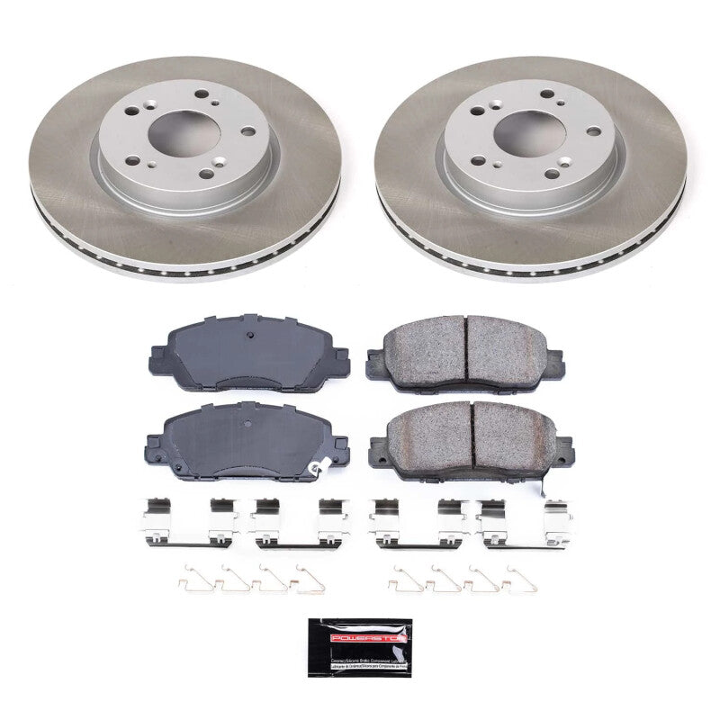 PowerStop Power Stop 16-17 Honda Accord Front Semi-Coated Rotor Kit