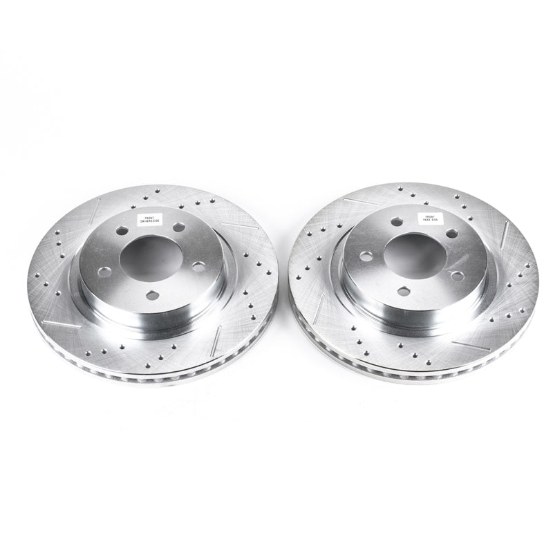 PowerStop Power Stop 99-04 Chrysler 300M Front Evolution Drilled & Slotted Rotors - Pair