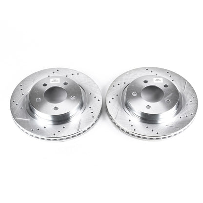 PowerStop Power Stop 99-04 Chrysler 300M Front Evolution Drilled & Slotted Rotors - Pair