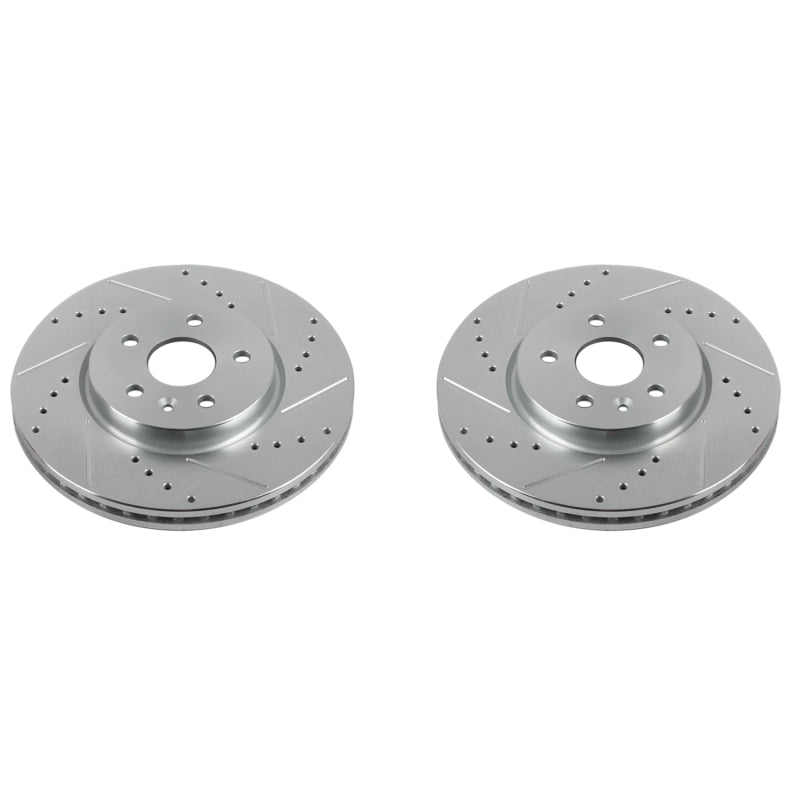 PowerStop Power Stop 13-16 Chevrolet Trax Front Evolution Drilled & Slotted Rotors - Pair