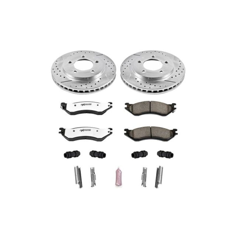 PowerStop Power Stop 97-02 Ford Expedition Front Z36 Truck & Tow Brake Kit