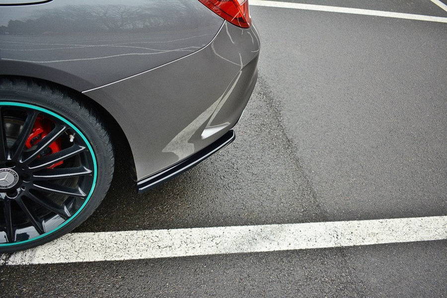 Maxton Design Mercedes Benz CLA-Class C117 AMG-Line (Facelift) Rear Side Splitters