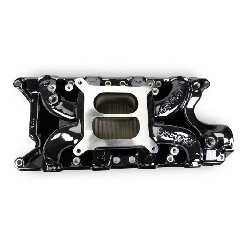 Edelbrock RPM Air-Gap Intake Manifold for Small-Block Ford - Black Plasma Finish